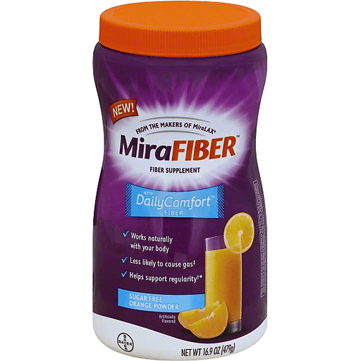 MiraFiber MiraFiber Supplement With Daily Comfort Sugar Free Orange Powder Health & Beauty Dark Slate Gray