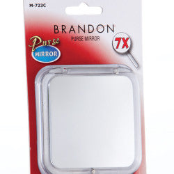 0 M723C - 7X & Normal Compact Travel Mirror Face Mirrors Lavender
