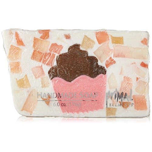 Primal Elements Primal Elements Cupcake 5.8 Oz. Bar Soap In Shrinkwrap Bath & Body Light Gray