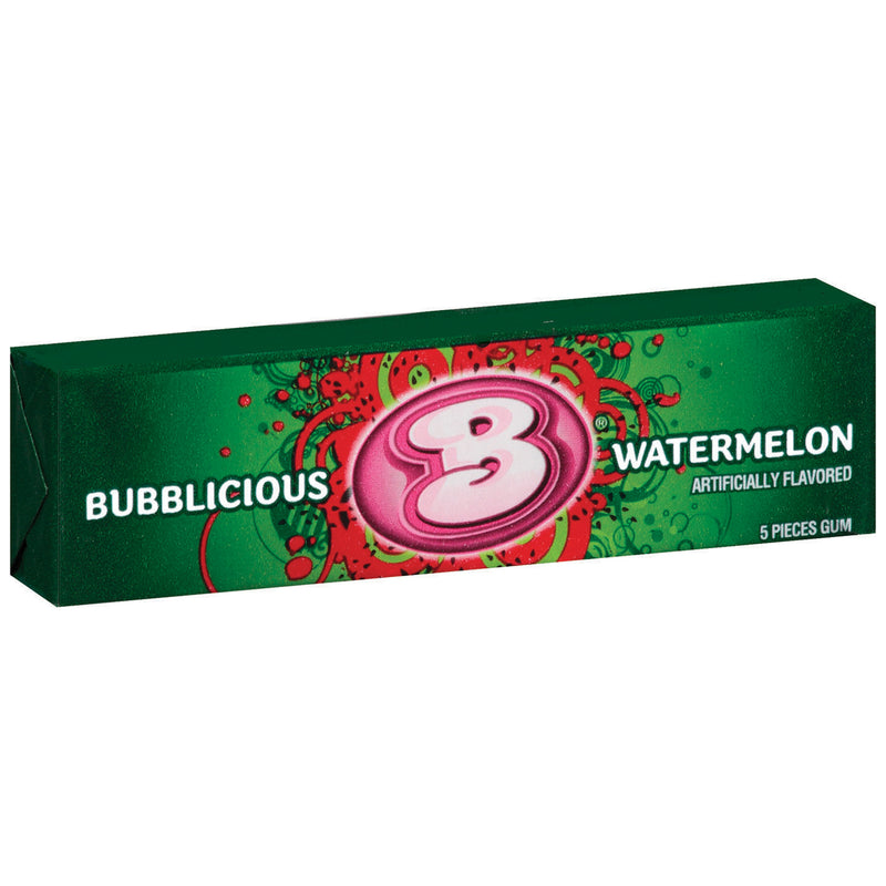 Bubblicious Bubblicious Watermelon Gum 5 Piece Pack Candy & Chocolate White Smoke