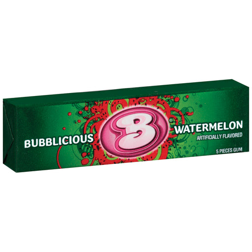 Bubblicious Bubblicious Watermelon Gum 5 Piece Pack Candy & Chocolate White Smoke
