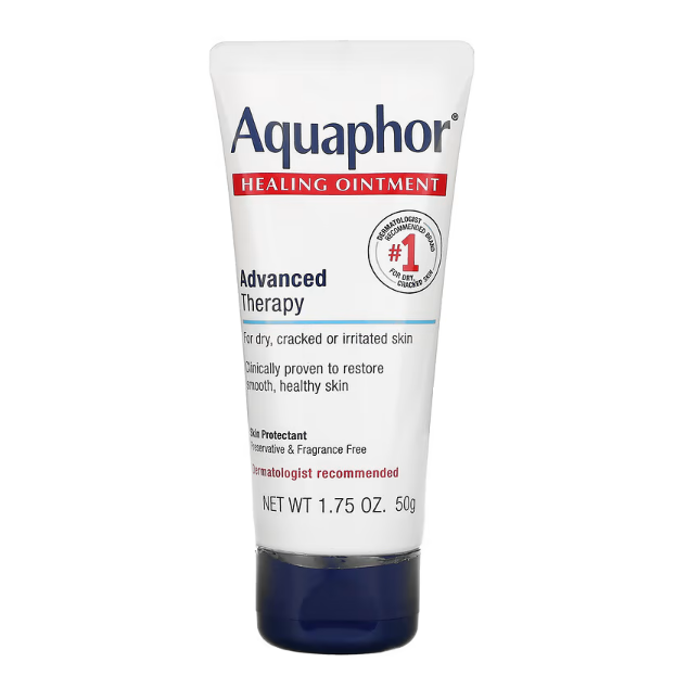 Aquaphor Aquaphor Advanced Therapy Healing Ointment Skin Protectant Tube 1.75 Oz Skin Care White Smoke