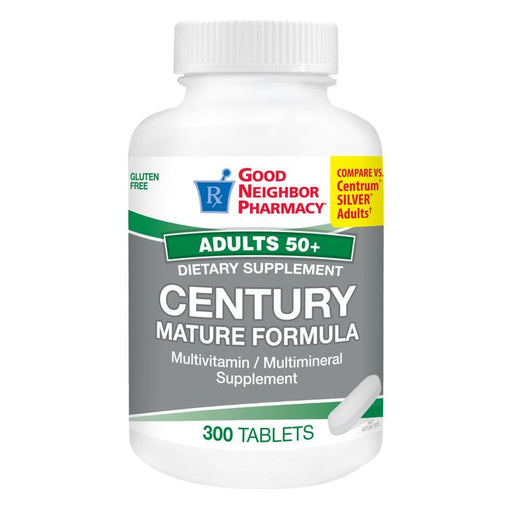 0 Good Neighbor Pharmacy Century Mature Multivitamin Tablets 300ct Vitamins & Supplements White Smoke