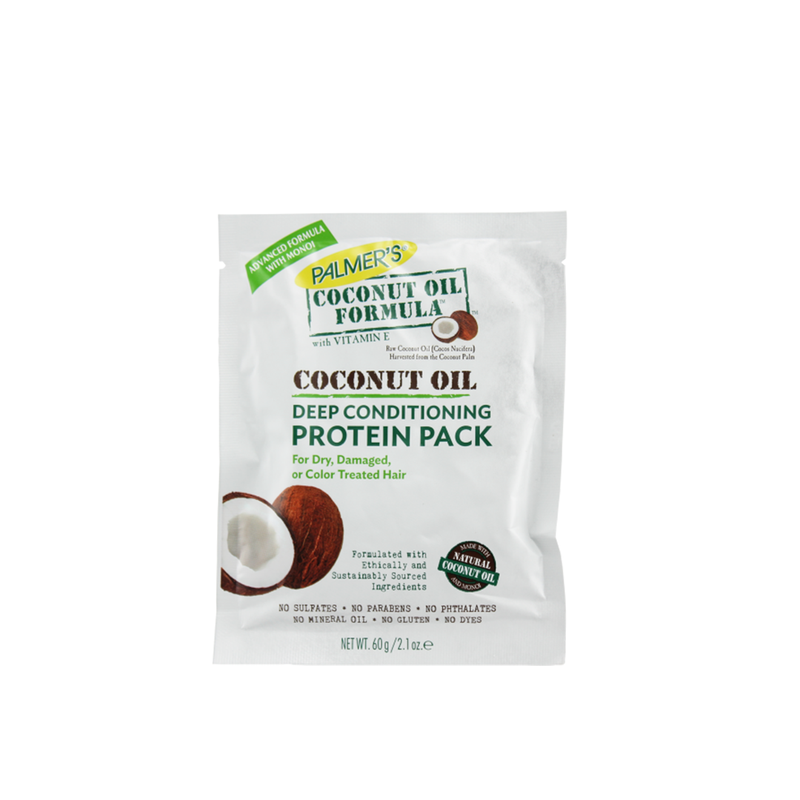 Palmer's Palmer's Coconut Oil Formula Deep Conditioning Protein Pack, 2.1 oz Conditioners Light Gray