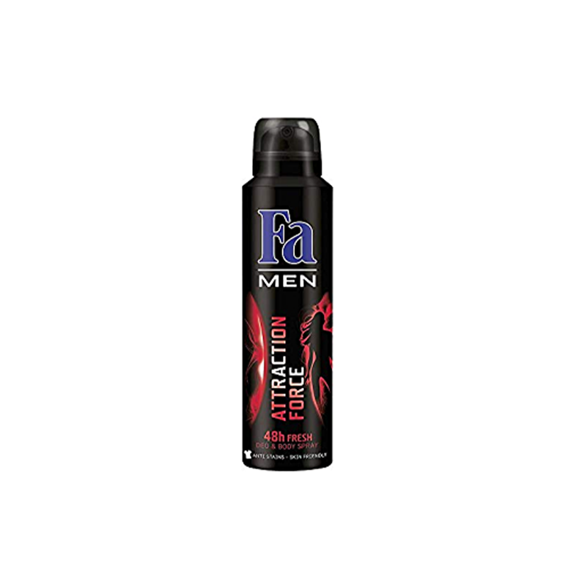 Fa Fa Men Attraction Force Deodorant Spray 200ml Deodorant Black