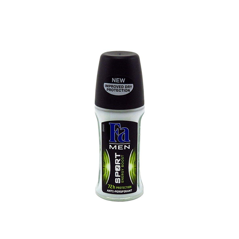 FA FA Roll On Men Sport Energy Boost 50ml Bath & Body Black