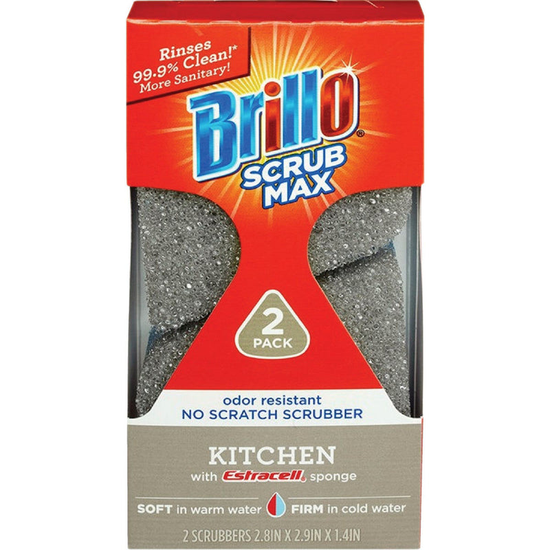 Brillo Brillo Scrub Max Kitchen Scrubbers Sponges & Scouring Pads Rosy Brown