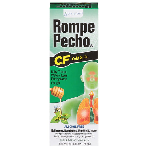 Rompe Pecho Rompe Pecho Cold & Flu 6 Fl Oz Health & Beauty Light Gray