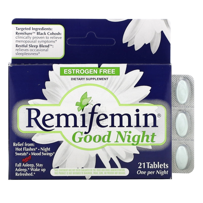 Remifemin Remifemin Enzymatic Therapy - Good Night, 21 Tablets Vitamins & Supplements White Smoke