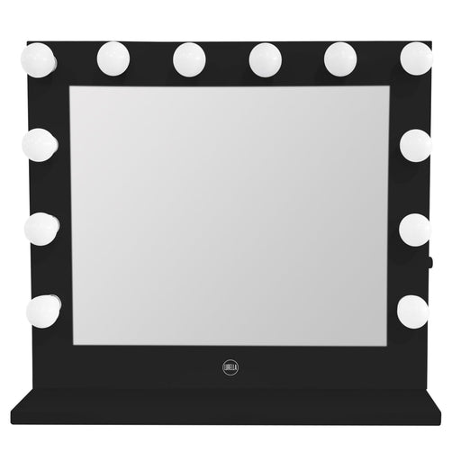 Lurella Cosmetics 12 Bulb Glam Vanity Mirror Vanity Mirror Light Gray Black