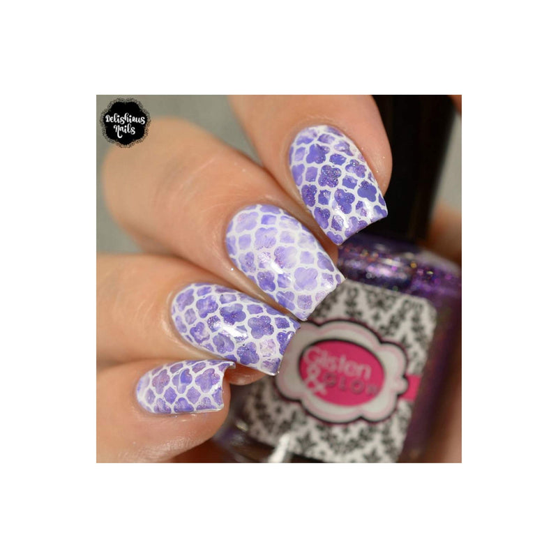 UberChic Beauty Moroccan Beauty Stamping Plate Rosy Brown