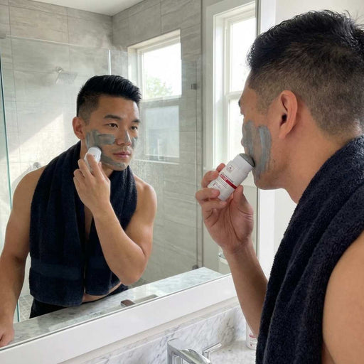 Shave Essentials Clay Mask Stick for Men Clay Masks Black