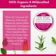 COLEHERBALS LLC 16 - Dr. Cole's Organic Skin Repair Herbal Balm Herbal White Smoke