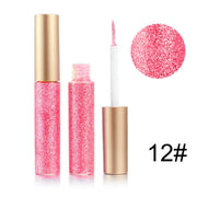 EpiLynx Shimmer & Shine Glitter Eyeliner – Vegan, Allergen-Free, Long-Wearing Eyeliner Dark Salmon 12 pink