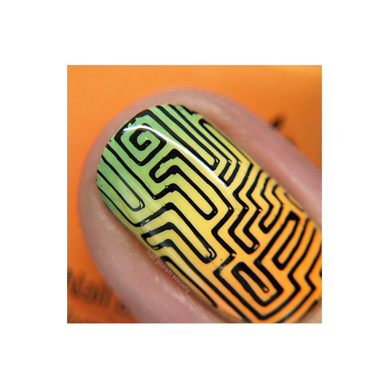 UberChic Beauty Collection 28 Stamping Plate Dark Khaki