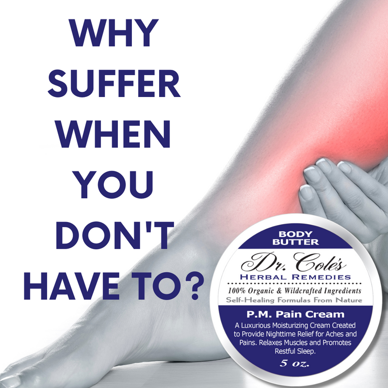 COLEHERBALS LLC 25 - Dr. Cole's P.M. Pain Cream Herbal White Smoke