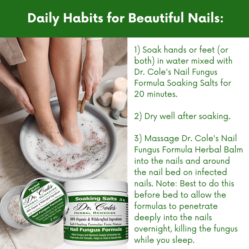 COLEHERBALS LLC 09 - Dr. Cole's Organic Athlete’s Foot Treatment Herbal White Smoke