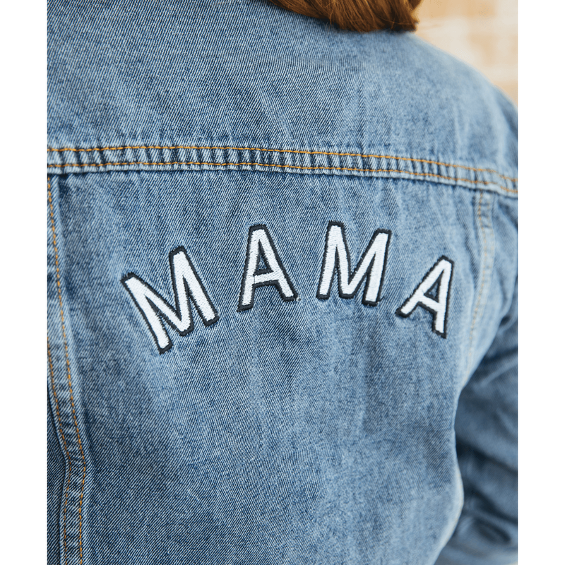 Sunflower Motherhood Blue Denim Mama Jacket Clothing Light Slate Gray Small,Medium,Large,Extra Large