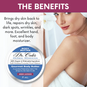 COLEHERBALS LLC 34 - Dr. Cole's Gourmet Body Butter - AMBER LAVENDER Herbal Light Gray
