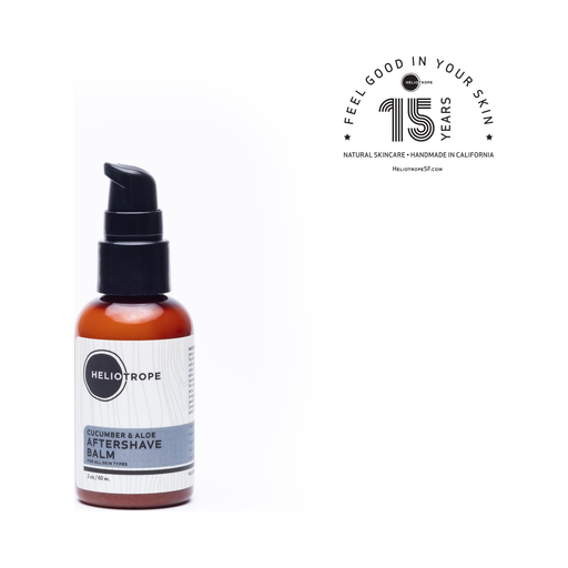 Heliotrope San Francisco Cucumber & Aloe Aftershave Balm Shaving White Smoke