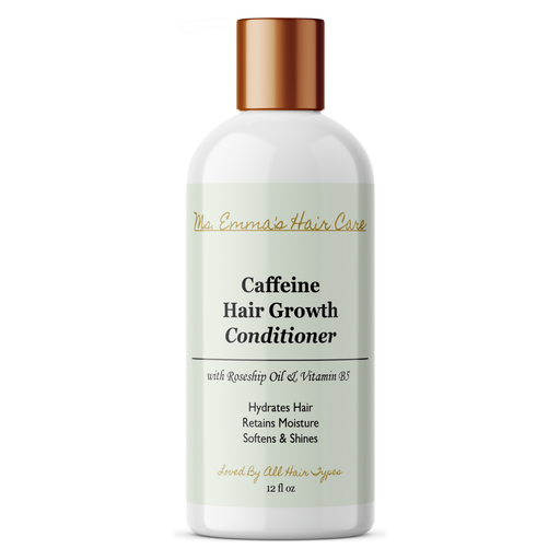 Ms. Emma's Hair Care 12 oz CAFFEINE HAIR GROWTH CONDITIONER White Smoke