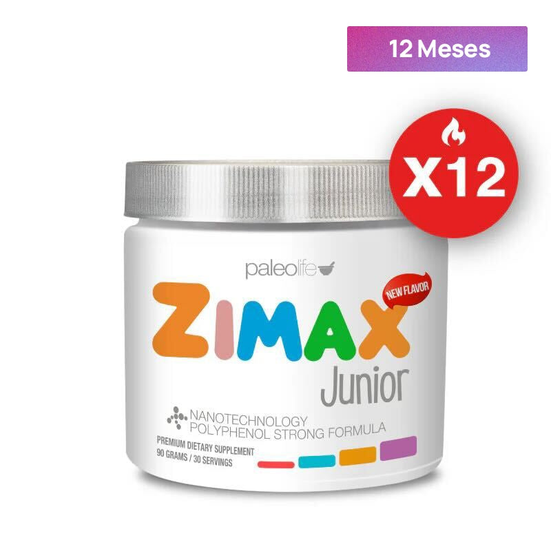 Paleolife Crecimiento Vital Zimax Junior ¡ANTIOXIDANTE NATURAL NUEVO! White Smoke 12 Meses
