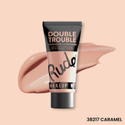 Rude Cosmetics Double Trouble Foundation and Concealer Foundation Peach Puff Caramel 13