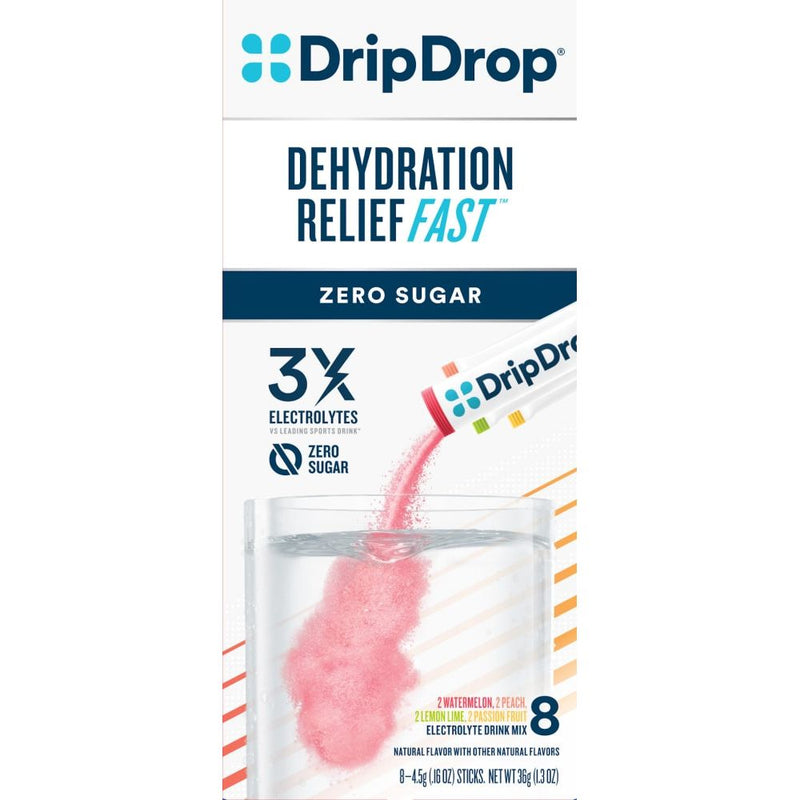 Dripdrop Ors Dripdrop Ors Drip Drop Zero Sugar Electrolyte Drink Mix Variety Pack Powdered Beverage Mixes White Smoke