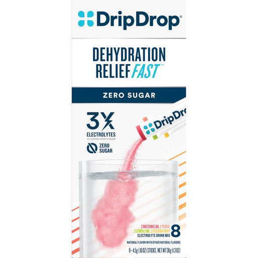 Dripdrop Ors Dripdrop Ors Drip Drop Zero Sugar Electrolyte Drink Mix Variety Pack Powdered Beverage Mixes White Smoke