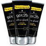 VIP Extensions Got2b Ultra Glued Invincible Styling Gel Styling Gel Black 1.25oz,6oz