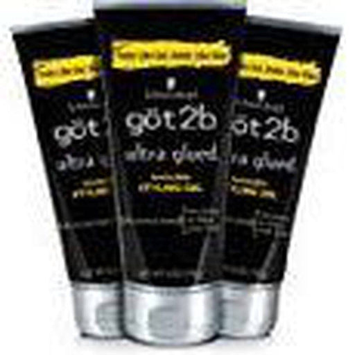 VIP Extensions Got2b Ultra Glued Invincible Styling Gel Styling Gel Black 1.25oz,6oz