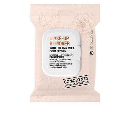 Comodynes Comodynes Make Up Remover With Creamy Milk Extra Dry Skin 20 Uds Cosmetics Light Gray