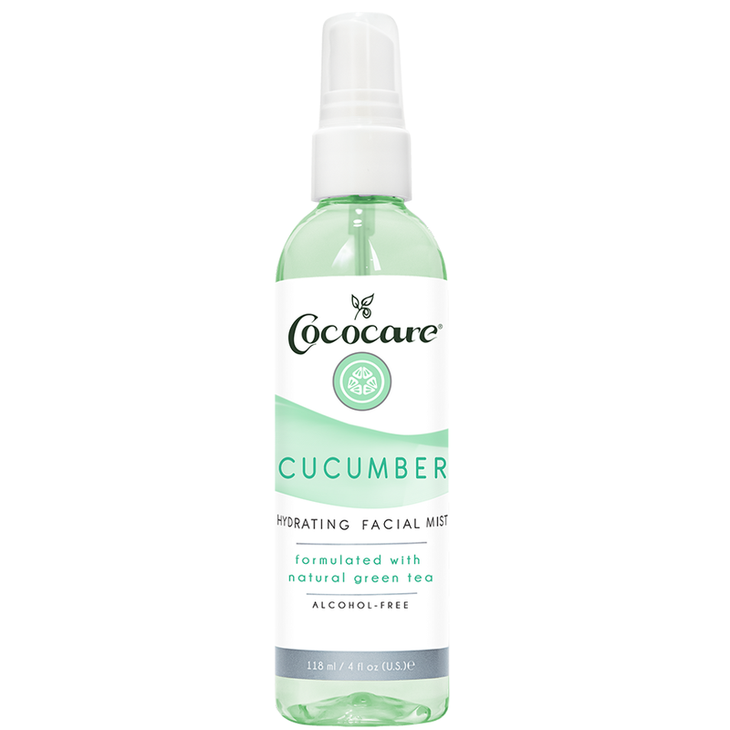 Cococare Cococare Hydrating Facial Mist Cucumber 4 Oz Cucumbers White Smoke
