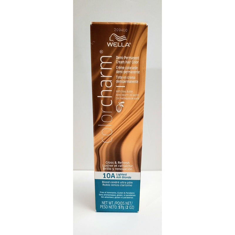Wella Wella Color Charm Gloss & Refresh Demi-Permanent Cream Hair Color - 10A Hair Color Gray