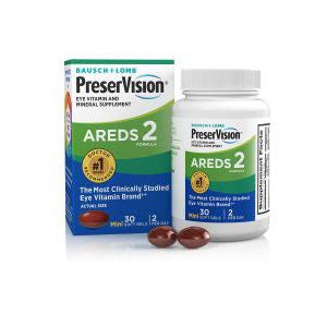 Bausch + Lomb Bausch + Lomb Preservision Areds 2 30 Mini SoftGels Eyes 03/2024 Vitamins & Supplements White Smoke