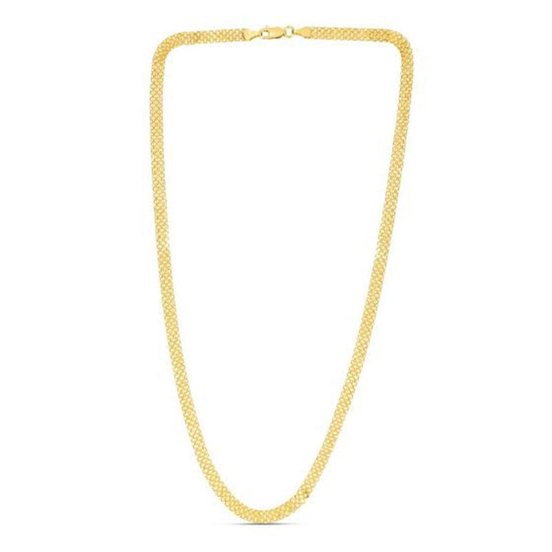 Bids.com 14k Yellow Gold Bismark Chain (4.70 mm) Necklaces White Smoke 16 / Yellow Gold,18 / Yellow Gold,20 / Yellow Gold