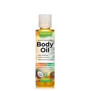 Garner's Garden Natural Body Oil - Natural Fragrance Body Oil White Smoke 4 oz Tropical Coconut Body Oil
