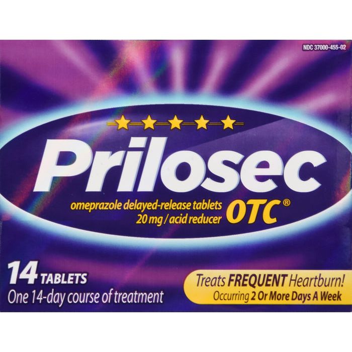 Procter & Gamble USA Procter & Gamble USA Prilosec OTC Tablet 14 By Dist Co Medicine & Drugs Midnight Blue
