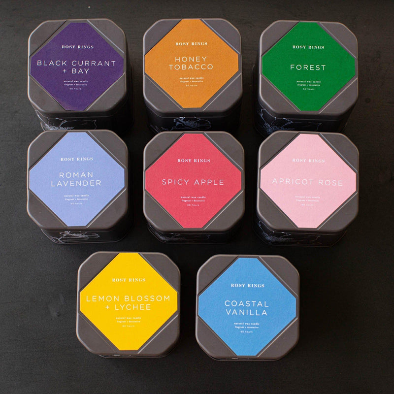 Rosy Rings Accent Tin Candle - Honey Tobacco Signature Tin Candle Dark Slate Gray