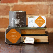 Rosy Rings Accent Tin Candle - Honey Tobacco Signature Tin Candle Sienna
