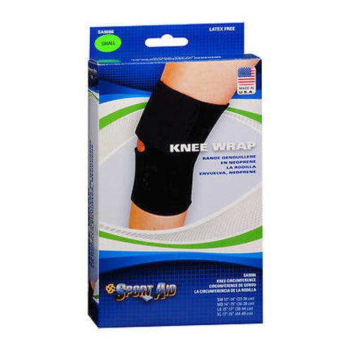 Scott Specialties Knee Wrap Neoprene Sport Aid Black Small Wall Jacks & Braces Black