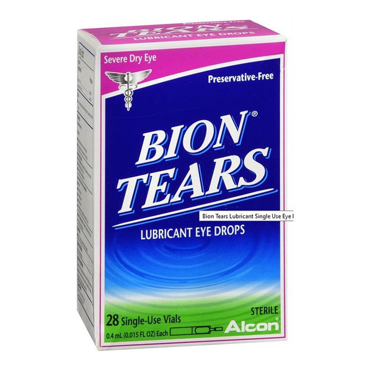 Bion Bion Tears Lubricant Eye Drops Single-Use Eye Drops & Lubricants White Smoke