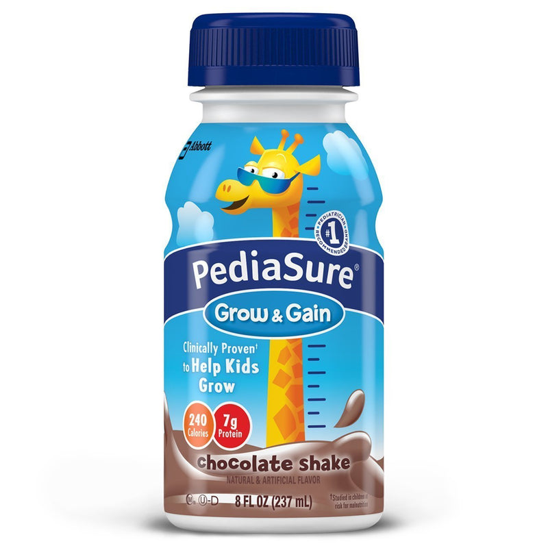 Pediasure Pediasure Complete Balanced Nutrition Liquid, Chocolate Flavor, Model: 53587-8 Oz/Bottle Vitamins & Supplements White Smoke