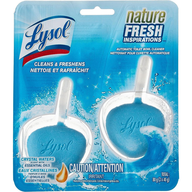 Lysol Lysol Atlantic Fresh Scent Automatic Toilet Bowl Cleaner Toilet Bowl Cleaners Light Sea Green