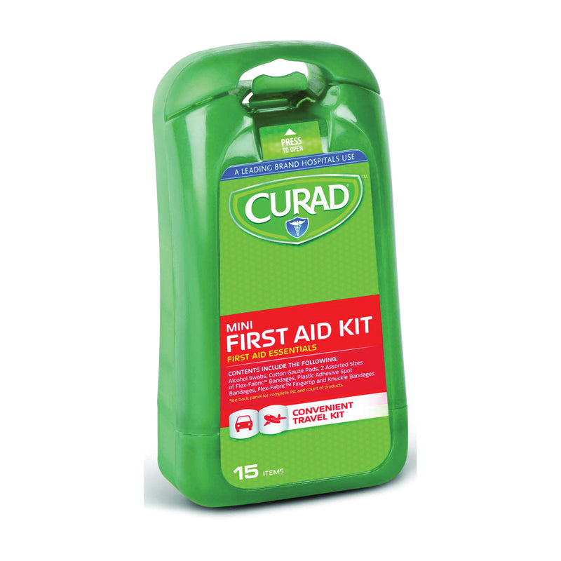 Curad Curad First Aid Kit, Mini First Aid Kits White Smoke