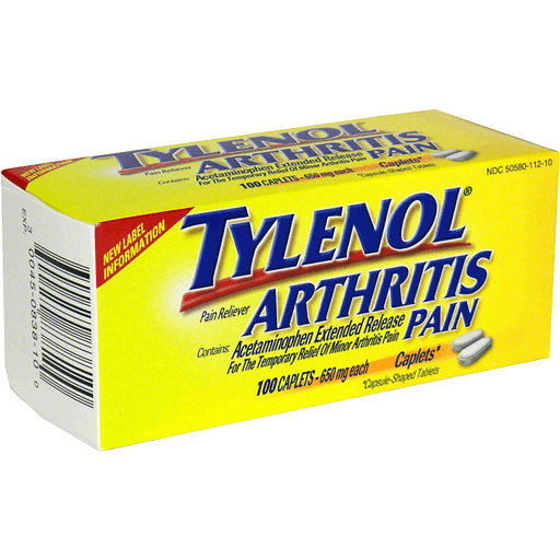 Tylenol Tylenol 8 Hr Arthritis 650 Mg Pain Relief Tablets Personal Care White Smoke
