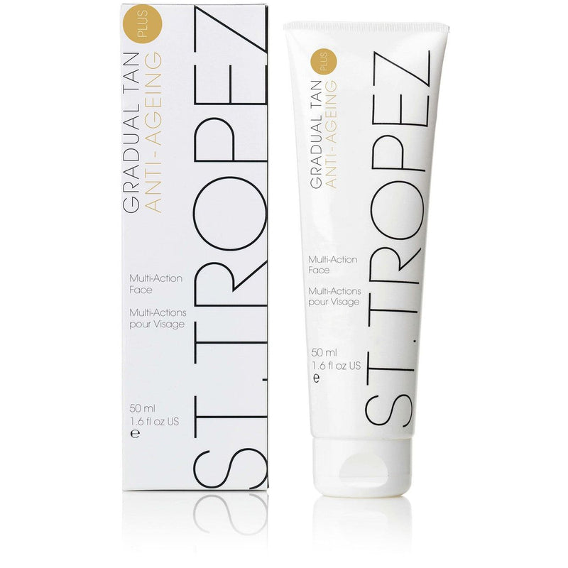 St. Tropez St. Tropez Gradual Tan Face Moisturizer Plus Anti-Aging 1.6 Oz Face Makeup White Smoke