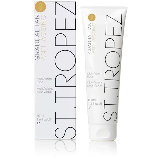 St. Tropez St. Tropez Gradual Tan Face Moisturizer Plus Anti-Aging 1.6 Oz Face Makeup White Smoke