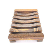 Butter Me Up Organics Balthazar All Over Bar / Organic Soap Vegan Soap Rosy Brown Balthazar Bar + Stained Wood Bamboo Soap Dish