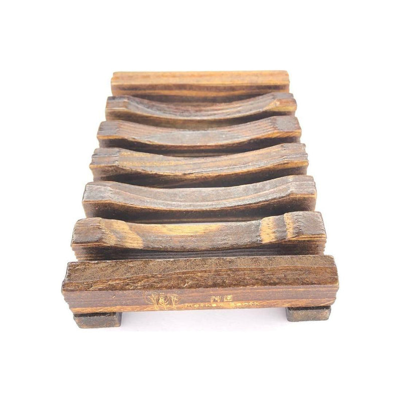 Butter Me Up Organics Balthazar All Over Bar / Organic Soap Vegan Soap Rosy Brown Balthazar Bar + Stained Wood Bamboo Soap Dish